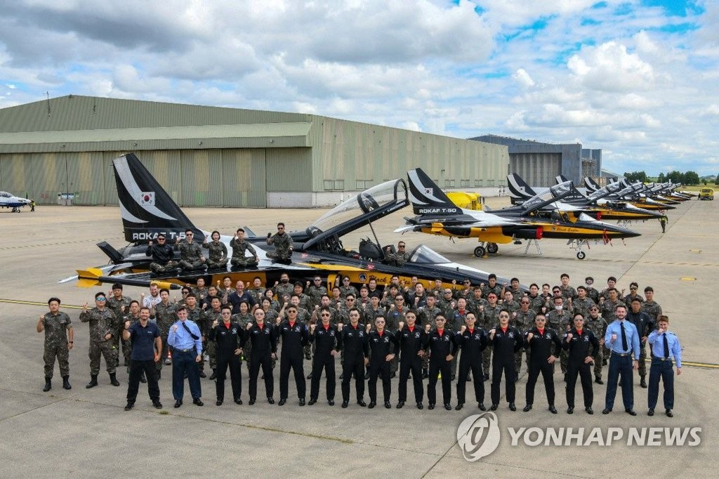 S. Korea's Black Eagles to join British air shows S. Korea's Black Eagles to join British air shows