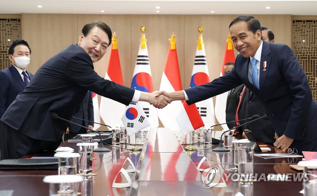 Yoon et Widodo