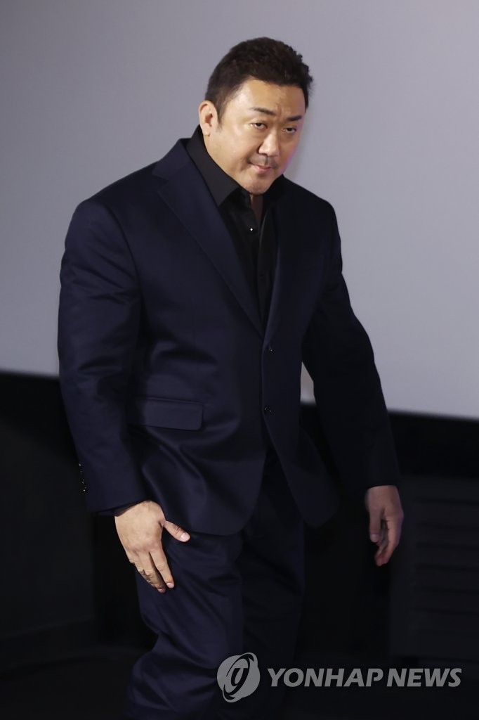 S Korean Actor Ma Dong Seok Yonhap News Agency