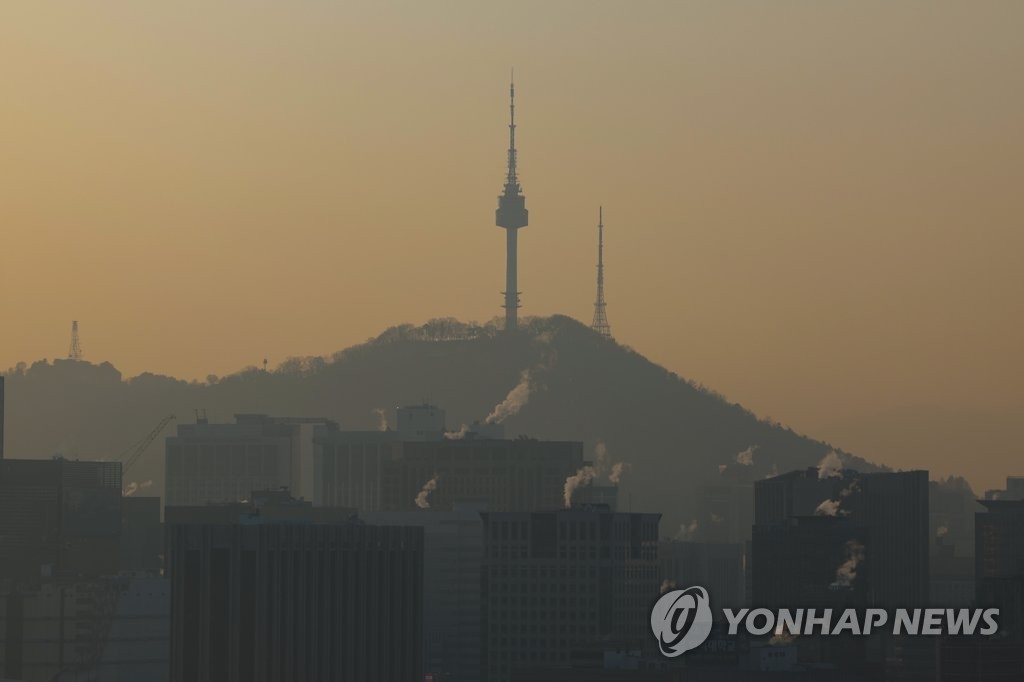 서울 오늘 미세먼지 '나쁨'