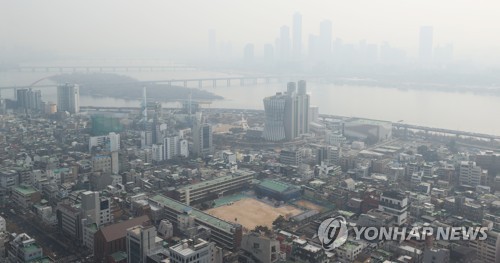 흐리게 보이는 서울