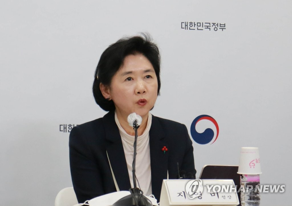 지영미 질병관리청장, 출입기자단 간담회