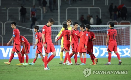 한국, 감비아전 무승부로 마무리