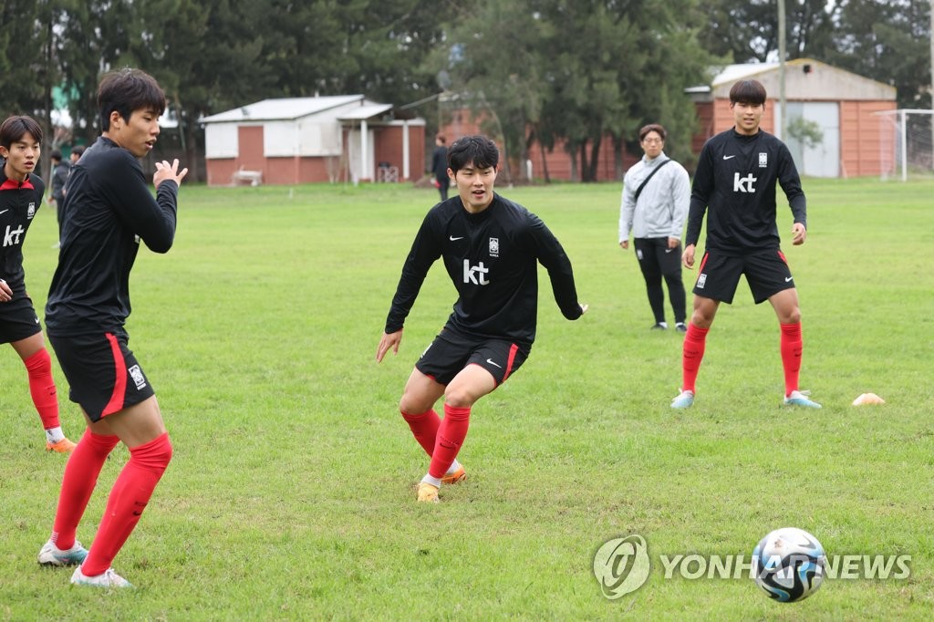 S. Korea's training session for FIFA U-20 World Cup S. Korea's training session for FIFA U-20 World Cup