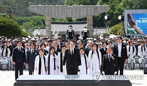 Yoon marks May 18 pro-democracy uprising