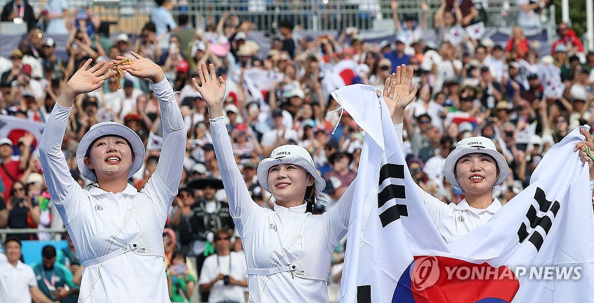 해냈다 '올림픽 여자 양궁 10연패'