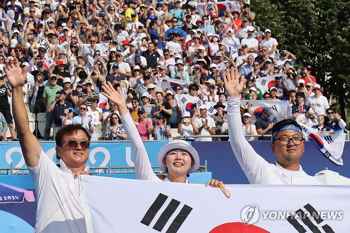 양궁 또 메달! 혼성 단체 우승