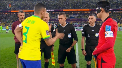 (كأس العالم) التلفزيون المركزي الكوري الشمالي يذكر قائد المنتخب الجنوبي سون هيونغ-مين لأول مرة