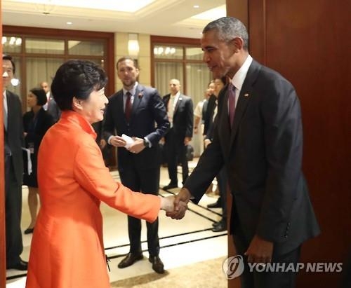 (3rd LD) Park, Obama hold summit amid N.K. provocations