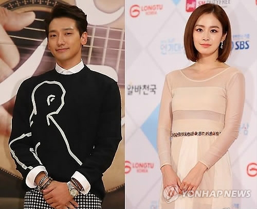 This filed photo shows singer-actor Rain and actress Kim Tae-hee who tied the knot on Jan. 19, 2017. (Yonhap)
