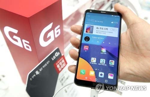 LG Electronics Inc.'s G6 smartphone (Yonhap)