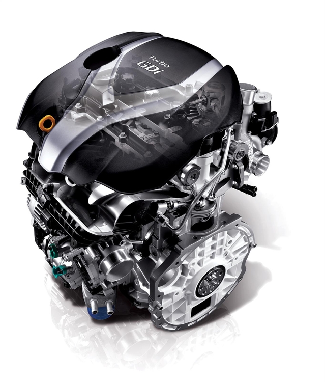Theta Turbo 2.0 GDI engine (Courtesy of Hyundai Motor)