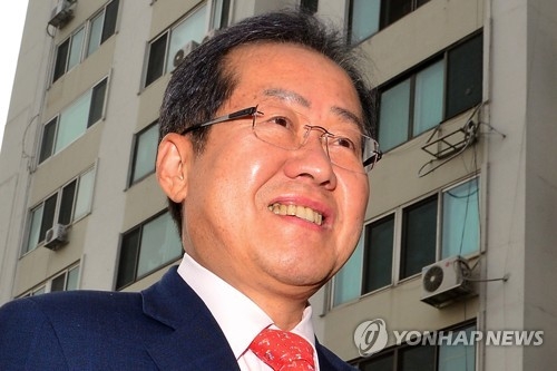 Hong Joon-pyo, presidential nominee of Liberty Korea Party. (Yonhap)