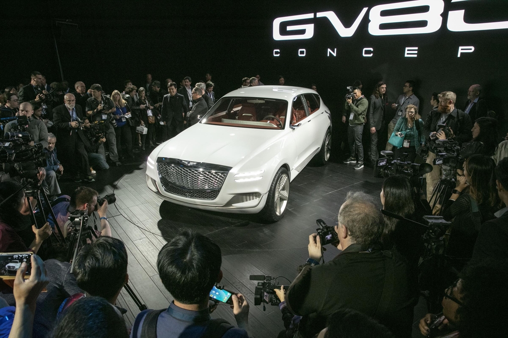 (LEAD) Hyundai unveils all-new Genesis concept SUV in New York