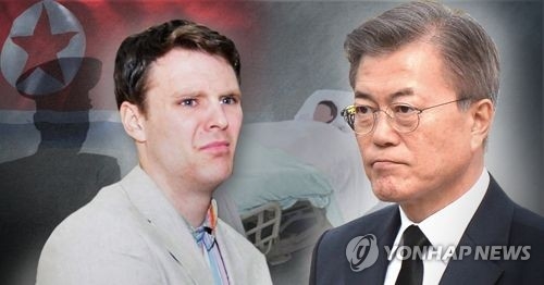 (3rd LD) Moon deplores North Korea's rights violations after U.S. student's death - 1