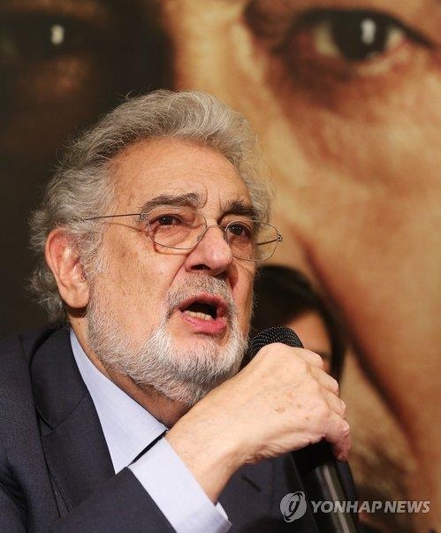 This is a file photo of globally renowned tenor Placido Domingo. (Yonhap)