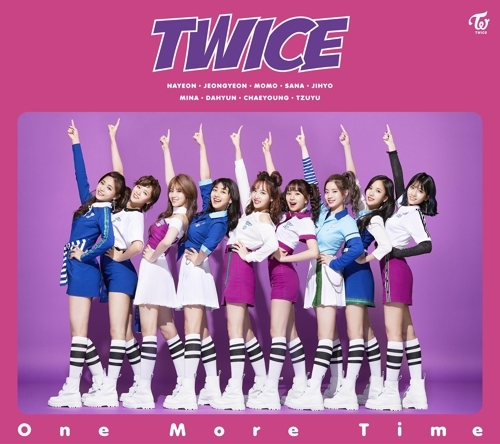 A teaser image for K-pop act TWICE's upcoming Japanese song "One More Time" (Yonhap)