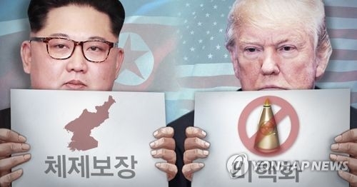 (LEAD) (US-NK summit) Kim Jong-un, Trump brace for make-or-break talks - 1