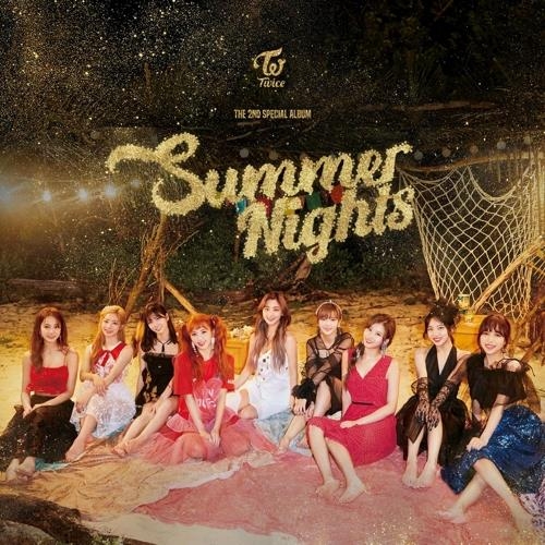This promotion album of TWICE's new record "Summer Nights" is provided by JYP Entertainment. (Yonhap)