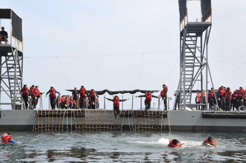 Navy conducts maritime survival drills