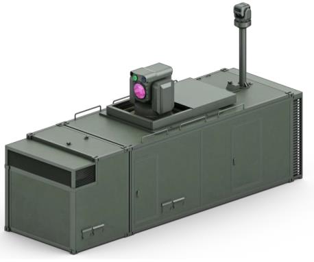Seen here is the prototype of a laser weapons system South Korea will push to develop against aerial targets, in this photo provided by the Defense Acquisition Program Administration. (PHOTO NOT FOR SALE) (Yonhap)