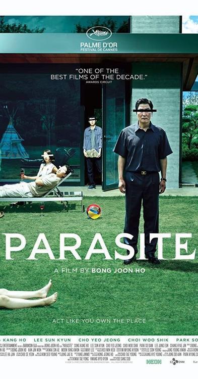 A poster of "Parasite" provided by CJ Entertainment (PHOTO NOT FOR SALE) (Yonhap)