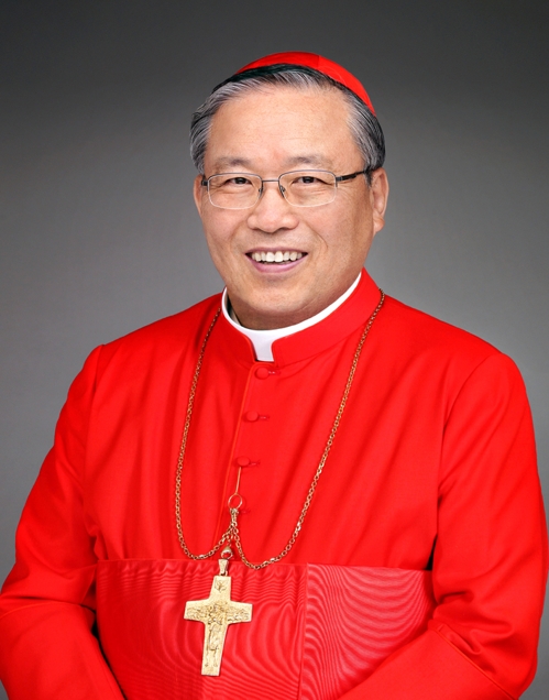 Cardinal Yeom congratulates "Parasite" director Bong on winning Oscars