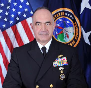 This image captured from the website of the U.S. Strategic Command shows Adm. Charles Richard, commander. (PHOTO NOT FOR SALE) (Yonhap)