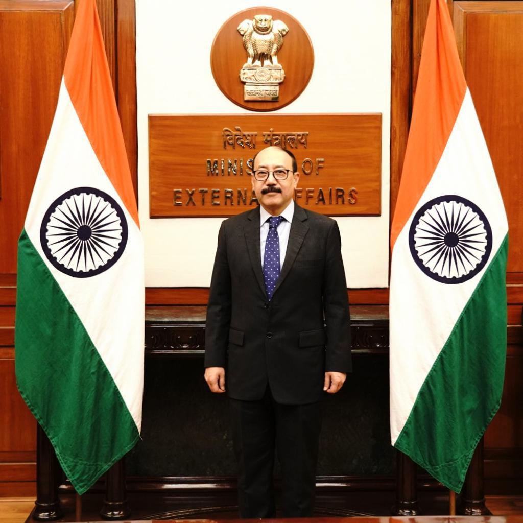 This photo, provided by the Indian Embassy in Seoul, shows India's foreign secretary, Harsh V. Shringla. (PHOTO NOT FOR SALE) (Yonhap)