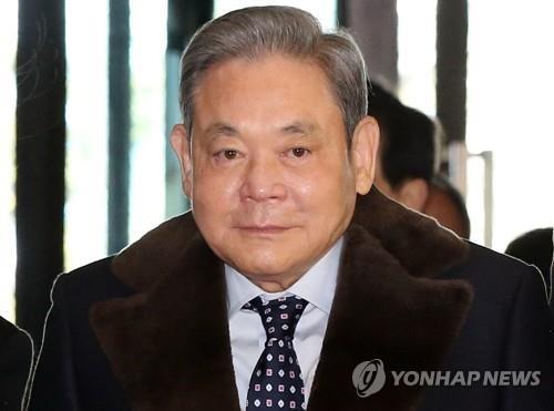 This file photo shows late Samsung Chairman Lee Kun-hee. (Yonhap)