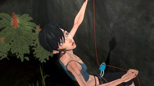 This image provided by Triple Pictures shows a scene from the animation "Climbing." It is the only Korean piece to compete at this year's Annecy International Animation Film Festival. (PHOTO NOT FOR SALE) (Yonhap)
