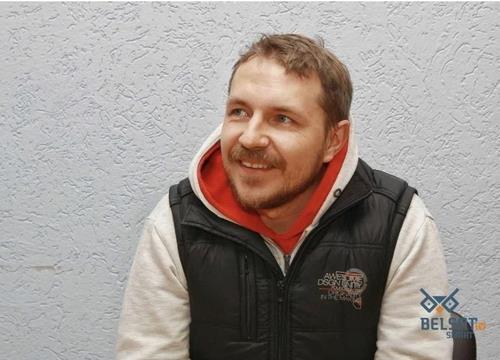 This photo provided by the Korea Video Journalist Association shows Belarus journalist Mikhail Arshynski. (PHOTO NOT FOR SALE) (Yonhap)