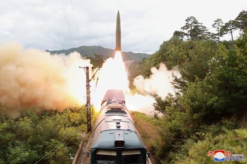(LEAD) N. Korea confirms missile launches from train