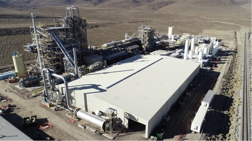 This photo, provided by SK Inc., shows Fulcrum's synthetic crude oil production plant in Nevada, the United States, on Dec. 16, 2021. (PHOTO NOT FOR SALE) (Yonhap) 