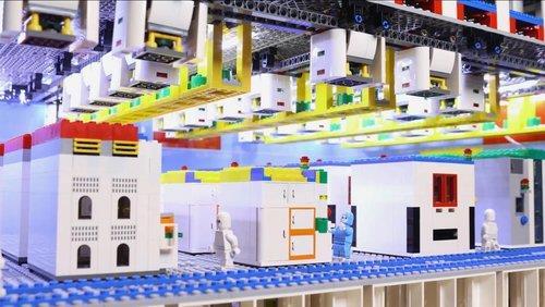 This photo, provided by Samsung Electronics Co. on June 29, 2020, shows a miniature replica of the tech giant's semiconductor production line in Pyeongtaek, 70 kilometers south of Seoul. The miniature was used in a company video promoting the pollution-free factory. (PHOTO NOT FOR SALE) (Yonhap)