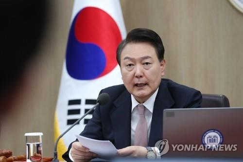 President Yoon Suk Yeol (Pool photo) (Yonhap)
