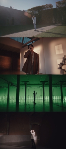 RM de BTS en live au musée Dia:Beacon à New York pour son album solo «Indigo» (Photo fournie par Big Hit Music. Revente et archivage interdits)