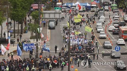 De grands rassemblements seront organisés à Séoul à l'occasion de la fête du travail