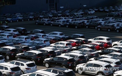 現代・起亜自動車の１０月の国内販売シェアは初めて５０％台に落ち込んだ（資料写真）＝（聯合ニュース）