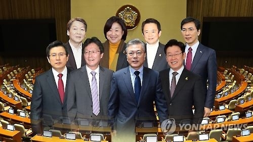 韓国次期大統領の候補たち＝（聯合ニュース）