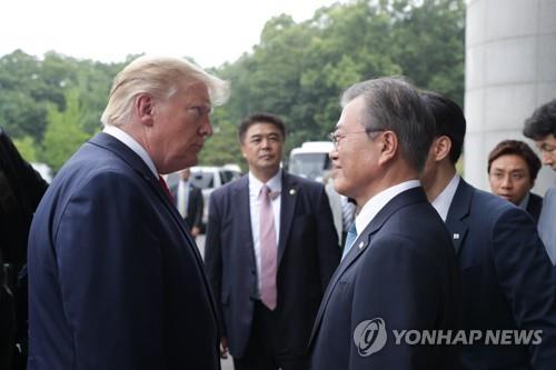 米朝首脳会談の内容　米側が韓国に伝達