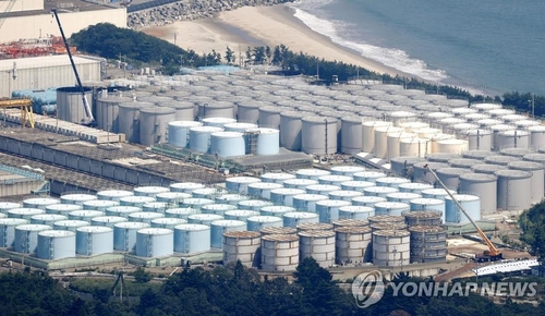 福島第１原発の処理水保管タンク（資料写真）＝（共同＝聯合ニュース）