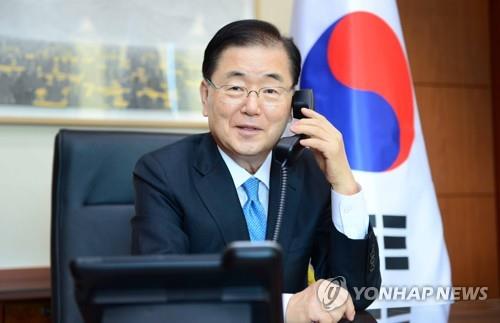 鄭義溶氏（外交部提供）＝（聯合ニュース）≪転載・転用禁止≫