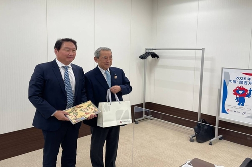 韓国・ＳＫ会長　日本で釜山万博の誘致活動