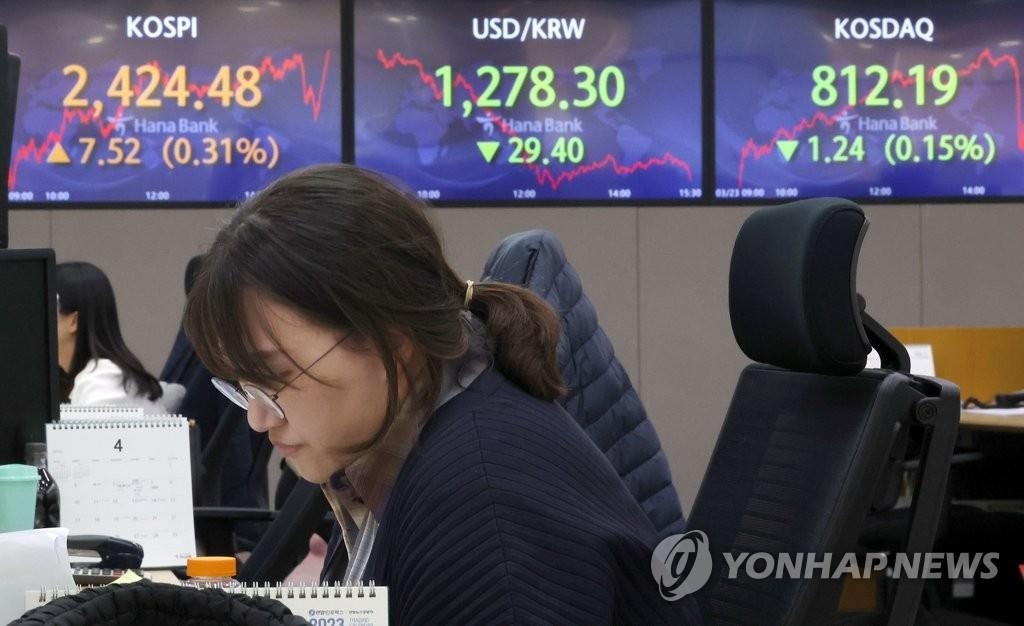 韓国総合株価指数が続伸　０．３１％高