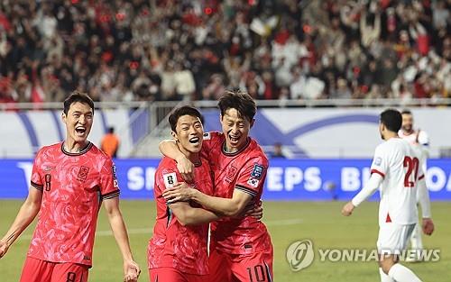 サッカー韓国　ヨルダンと引き分け＝Ｗ杯最終予選