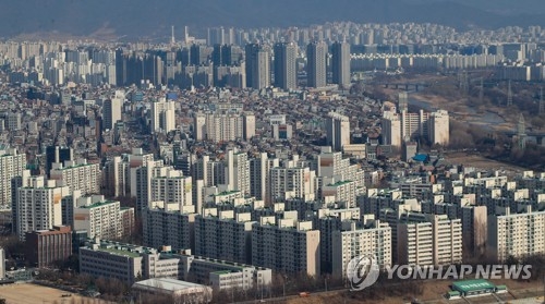 서울 강남 일대 아파트 전경 