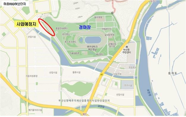 고속선박 설계지원센터 사업예정지 