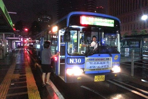 홍대·강남 심야버스 한시 편성…오늘 운영 시작