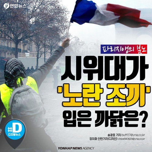 [카드뉴스] 파리지앵의 분노…시위대가 '노란 조끼' 입은 까닭은?
